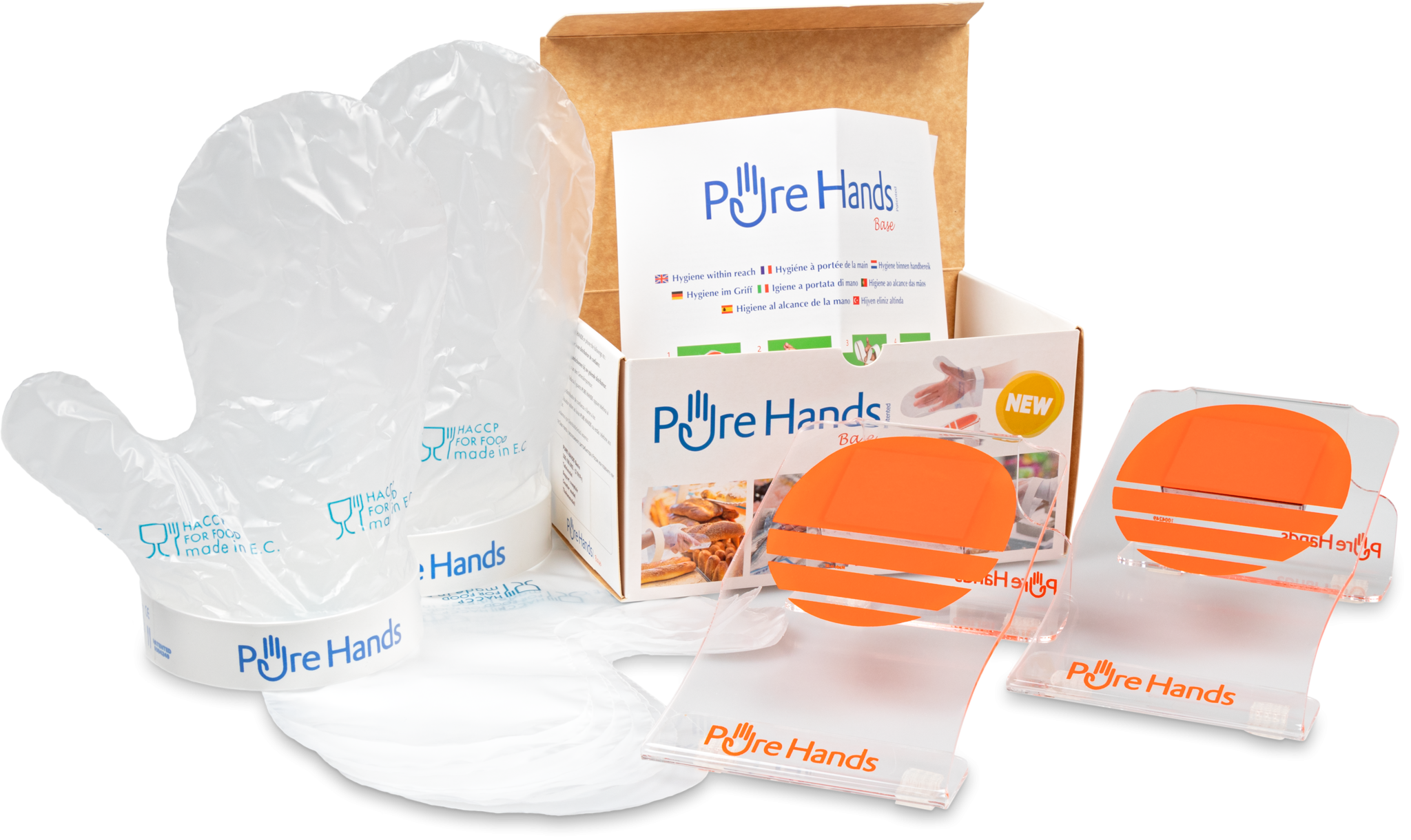 Support + gant alimentaire - PURE HANDS - DE WITTE